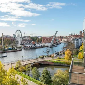 Apartmán Blue Mandarin Riverside Premium Sauna & Gym, Gdaňsk